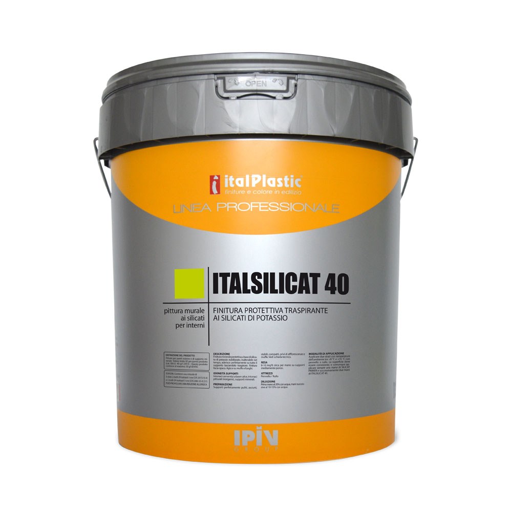 ITALSILICAT 40 - Pittura ai silicati di potassio per interni